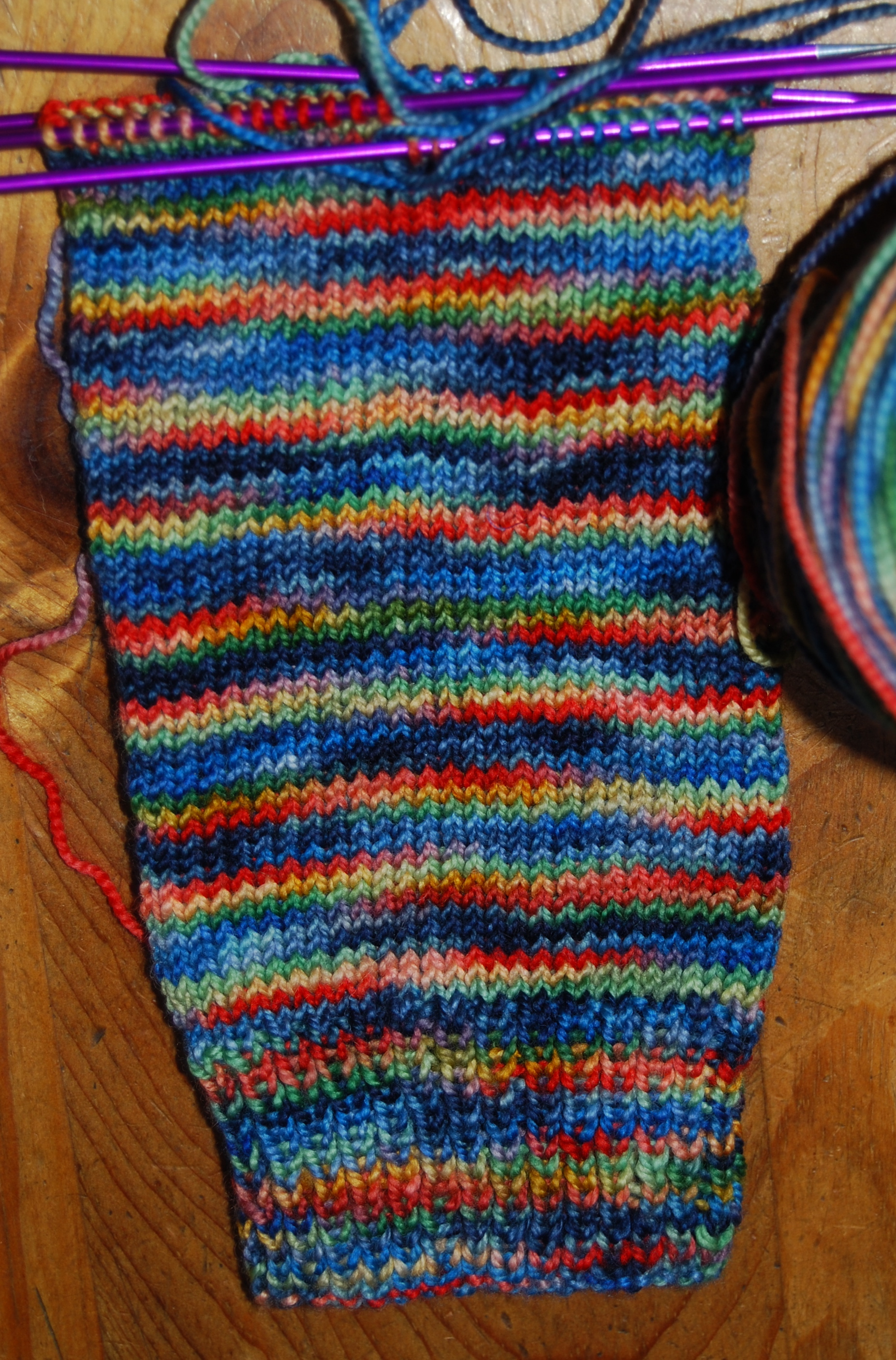 Koigu sock, 2nd attempt