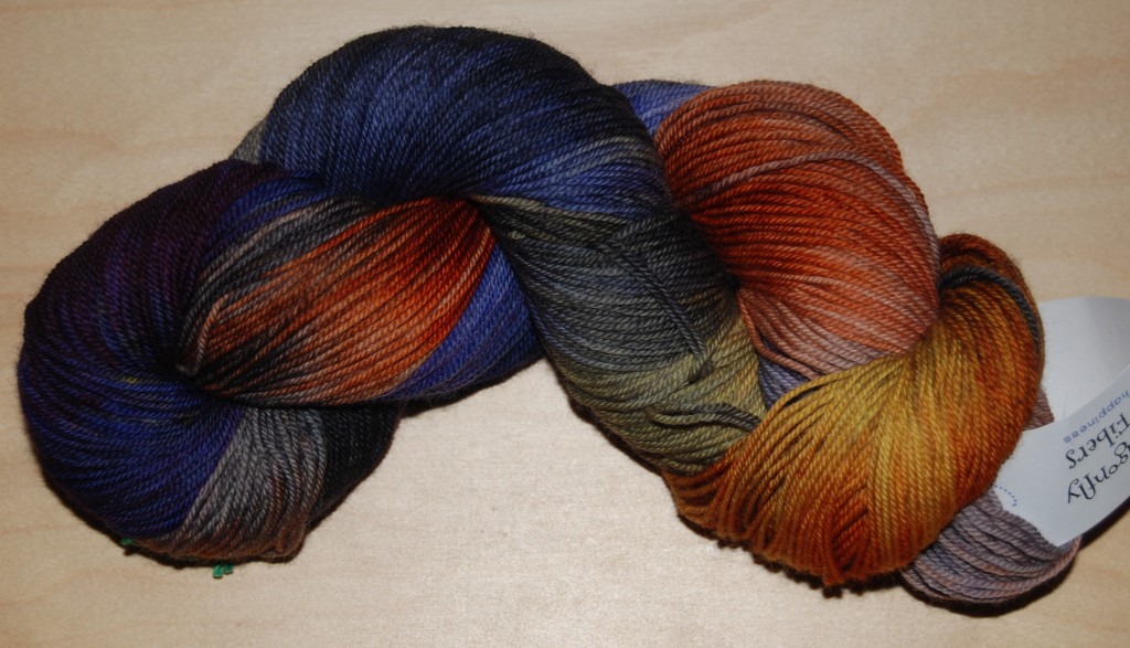 Dragonfly Fibers Djinni Sock - Bad Moon Rising